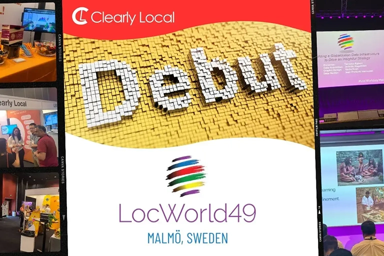 Clearly Local at LocWorld49: Joining industry leaders to discuss trends and the future of localization